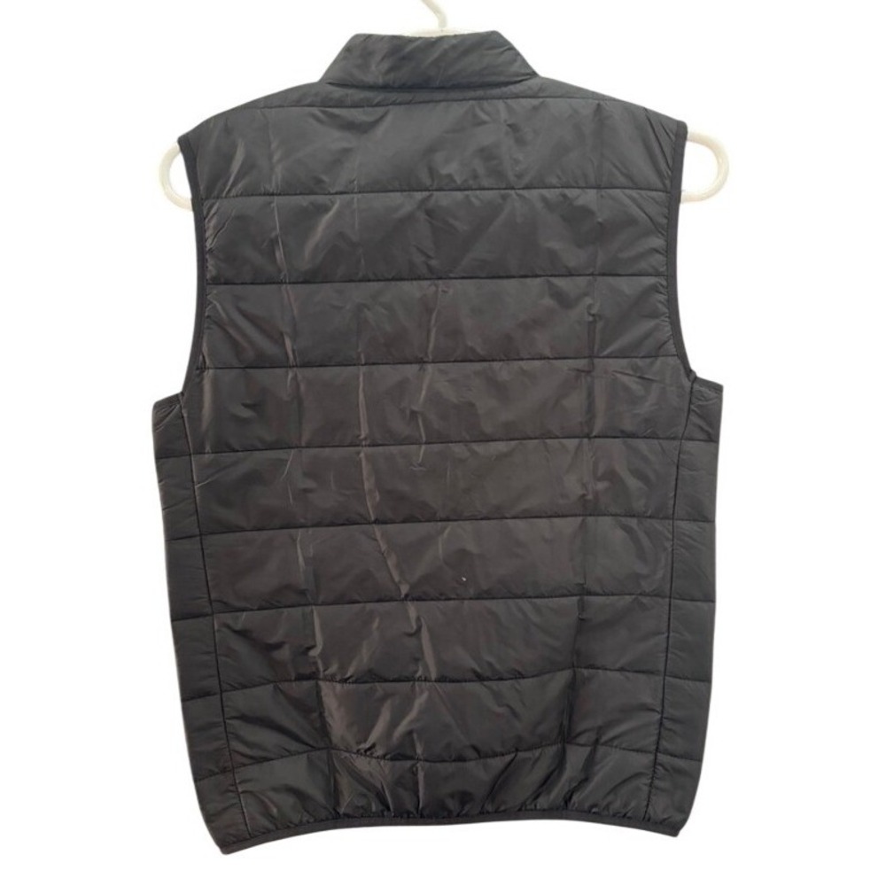 IronWood Mens Black Quilted Puffer Vest Lightweight Full Zip Size Medium - Picture 2 of 7